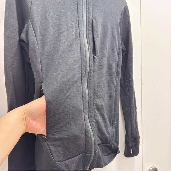 Icebreaker Men's Merino 260 Quantum Long Sleeve 2 way Zip Hoodie great for sprin - Picture 8 of 17